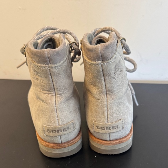 Sold …… Suede Lace-Up Boots - Picture 4 of 12